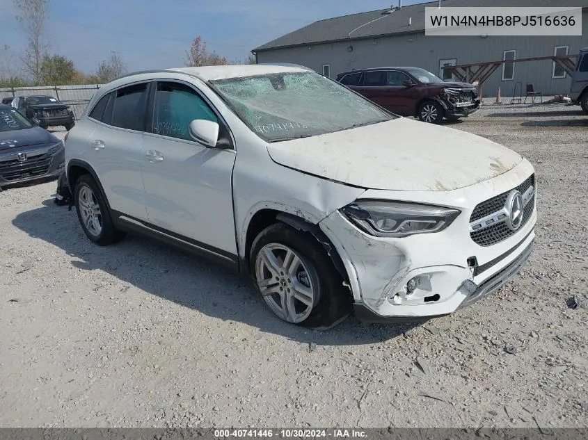 2023 Mercedes-Benz Gla 250 4Matic VIN: W1N4N4HB8PJ516636 Lot: 40741446