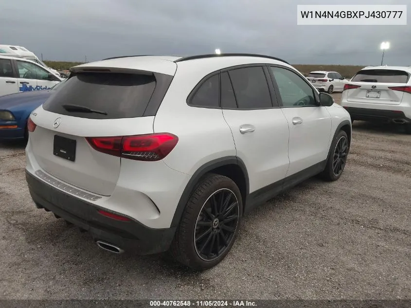 2023 Mercedes-Benz Gla 250 VIN: W1N4N4GBXPJ430777 Lot: 40762548