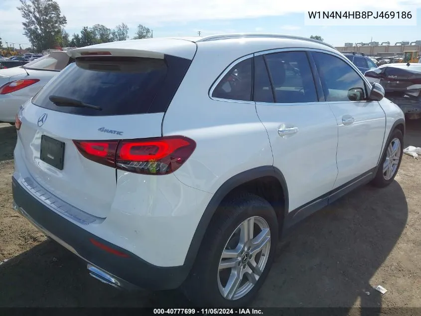 2023 Mercedes-Benz Gla 250 4Matic VIN: W1N4N4HB8PJ469186 Lot: 40777699