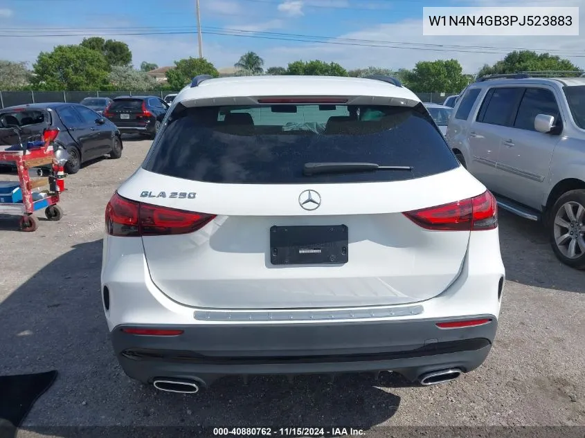 2023 Mercedes-Benz Gla 250 VIN: W1N4N4GB3PJ523883 Lot: 40880762