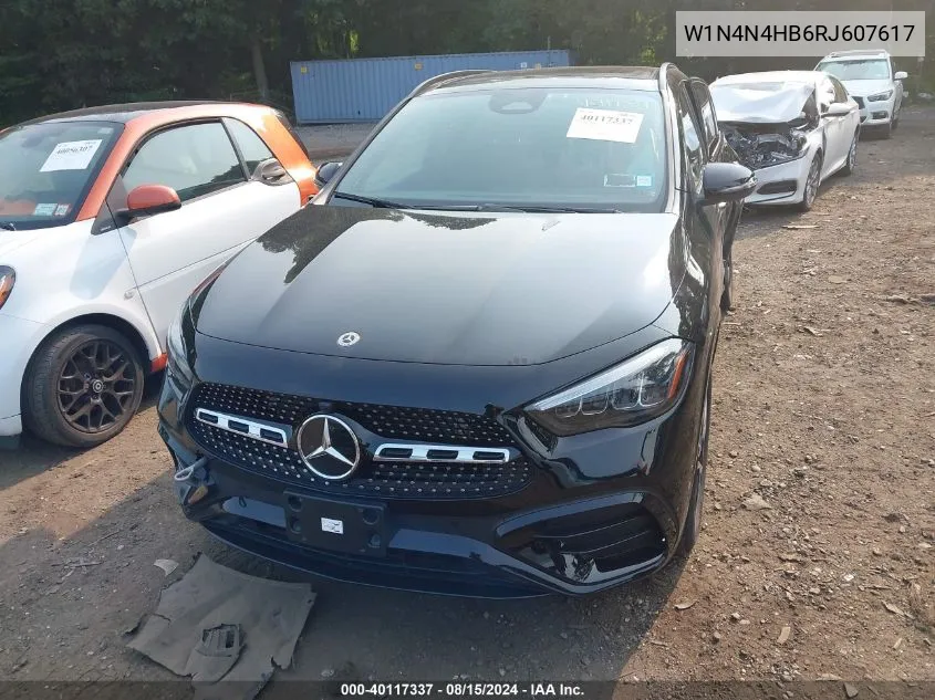 2024 Mercedes-Benz Gla 250 4Matic VIN: W1N4N4HB6RJ607617 Lot: 40117337