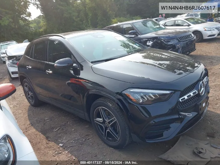 2024 Mercedes-Benz Gla 250 4Matic VIN: W1N4N4HB6RJ607617 Lot: 40117337