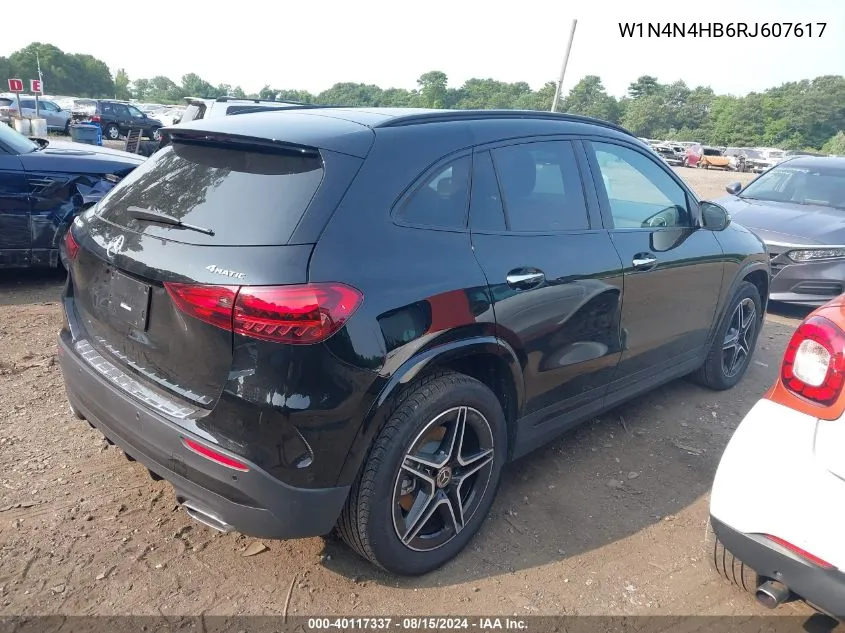 2024 Mercedes-Benz Gla 250 4Matic VIN: W1N4N4HB6RJ607617 Lot: 40117337