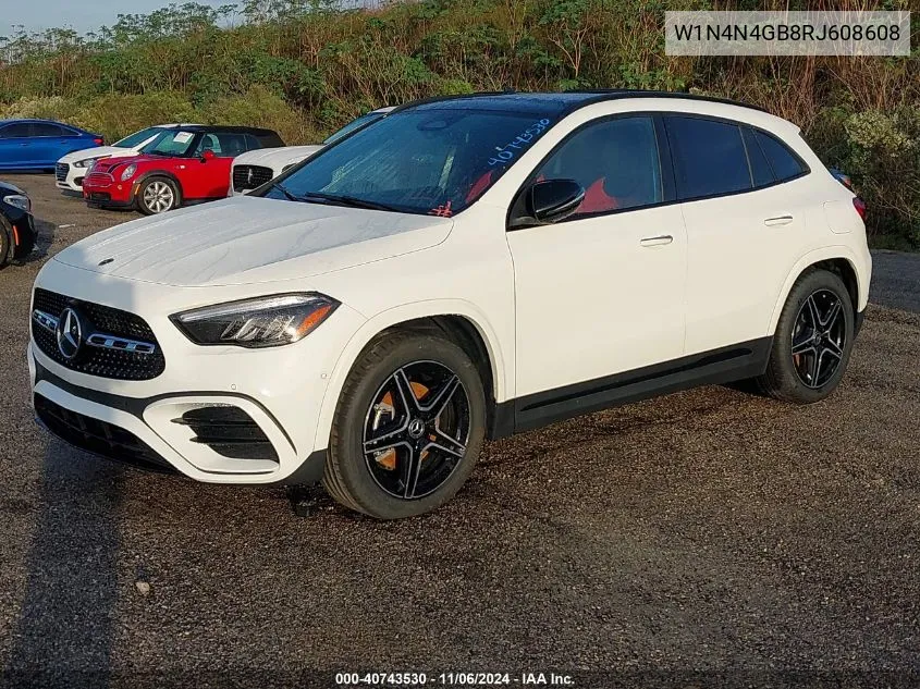 2024 Mercedes-Benz Gla 250 VIN: W1N4N4GB8RJ608608 Lot: 40743530