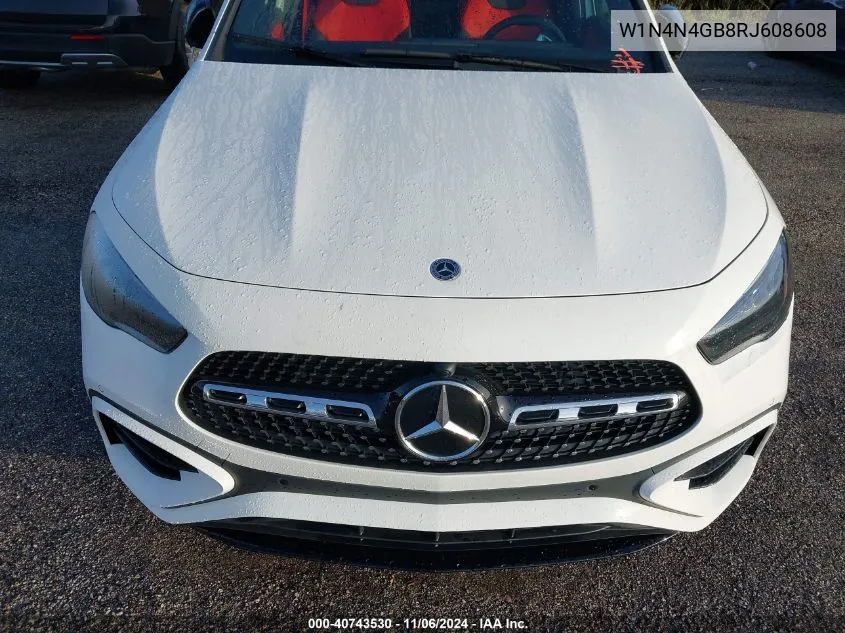 2024 Mercedes-Benz Gla 250 VIN: W1N4N4GB8RJ608608 Lot: 40743530