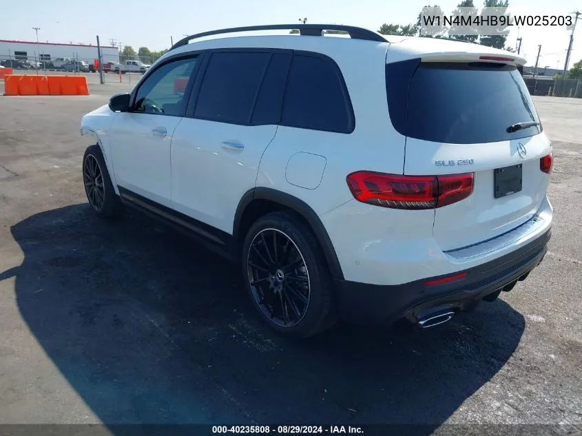 2020 Mercedes-Benz Glb 250 4Matic VIN: W1N4M4HB9LW025203 Lot: 40235808