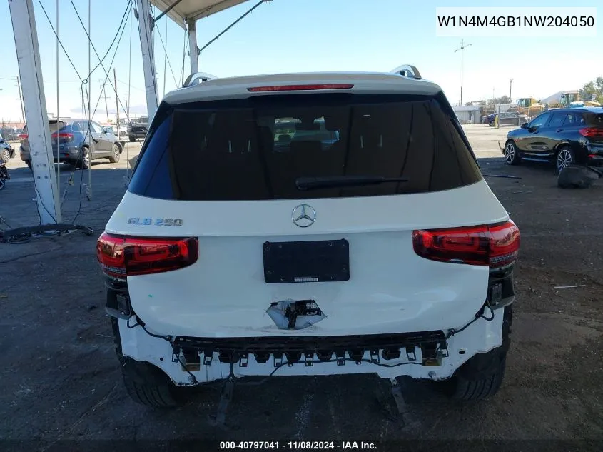 2022 Mercedes-Benz Glb 250 VIN: W1N4M4GB1NW204050 Lot: 40797041