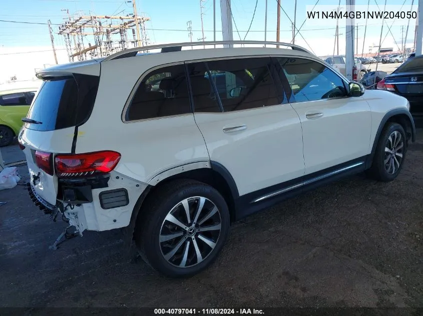 2022 Mercedes-Benz Glb 250 VIN: W1N4M4GB1NW204050 Lot: 40797041