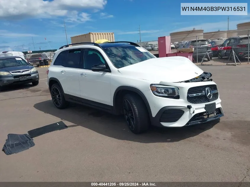 2023 Mercedes-Benz Glb 250 VIN: W1N4M4GB3PW316531 Lot: 40441205