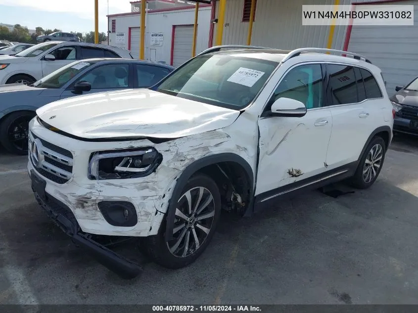 2023 Mercedes-Benz Glb 250 4Matic VIN: W1N4M4HB0PW331082 Lot: 40785972