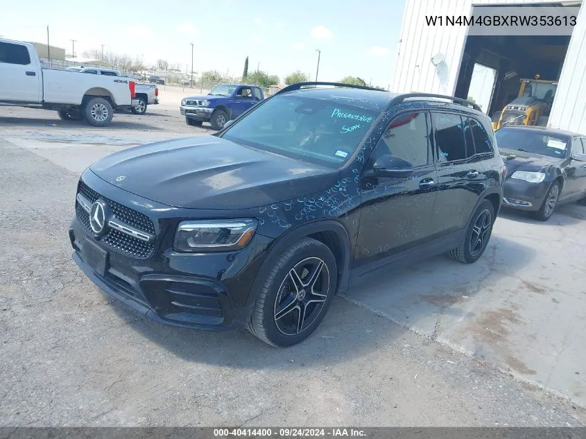 2024 Mercedes-Benz Glb 250 VIN: W1N4M4GBXRW353613 Lot: 40414400