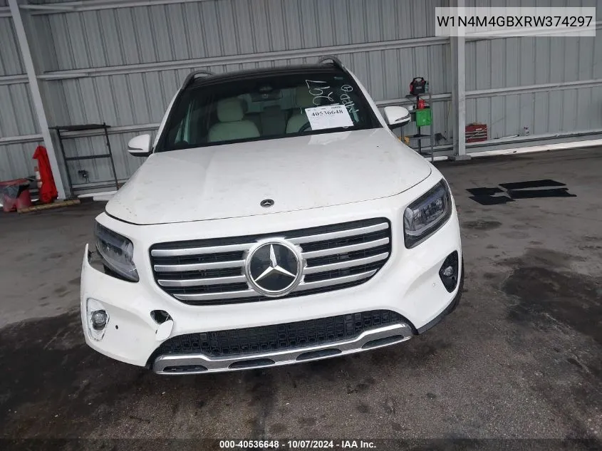 2024 Mercedes-Benz Glb 250 VIN: W1N4M4GBXRW374297 Lot: 40536648