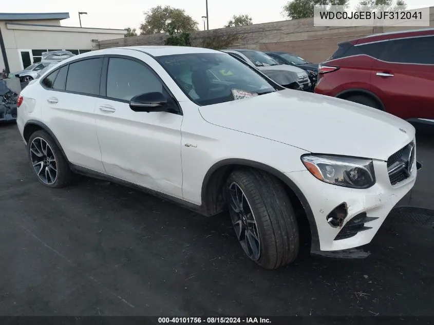 2018 Mercedes-Benz Glc Coupe 43 4Matic Amg VIN: WDC0J6EB1JF312041 Lot: 40101756