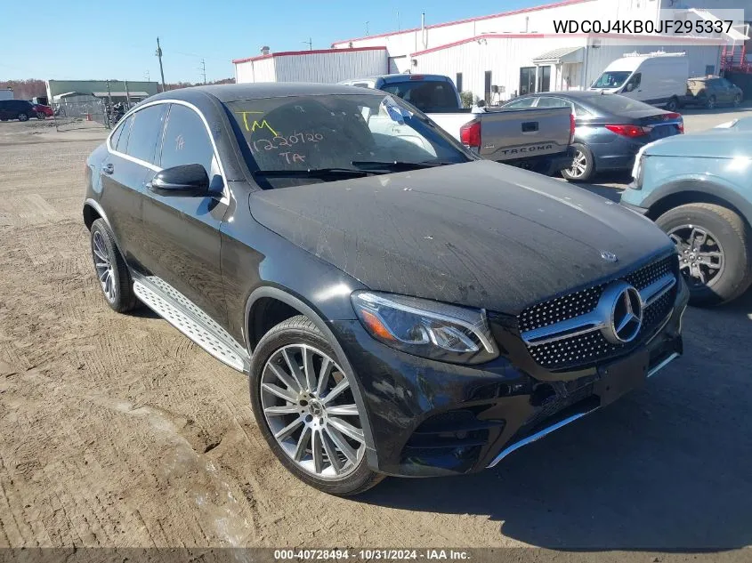 2018 Mercedes-Benz Glc 300 Coupe 4Matic VIN: WDC0J4KB0JF295337 Lot: 40728494