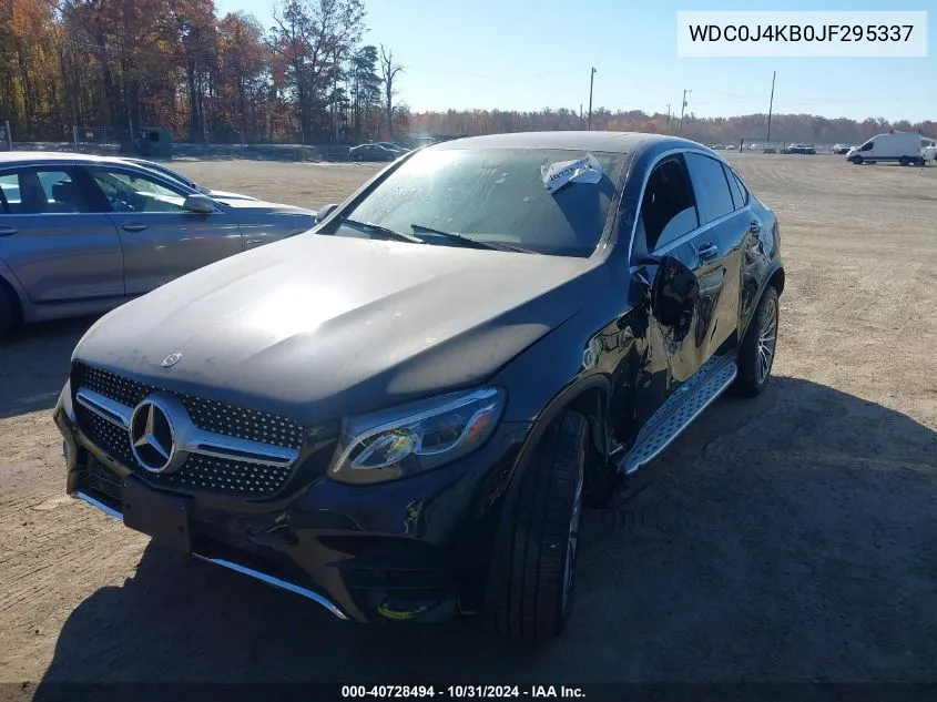 2018 Mercedes-Benz Glc 300 Coupe 4Matic VIN: WDC0J4KB0JF295337 Lot: 40728494