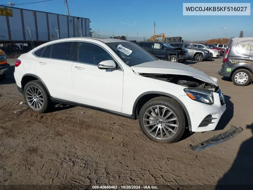 2019 Mercedes-Benz Glc 300 Coupe 4Matic VIN: WDC0J4KB5KF516027 Lot: 40660462