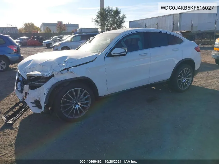 2019 Mercedes-Benz Glc 300 Coupe 4Matic VIN: WDC0J4KB5KF516027 Lot: 40660462