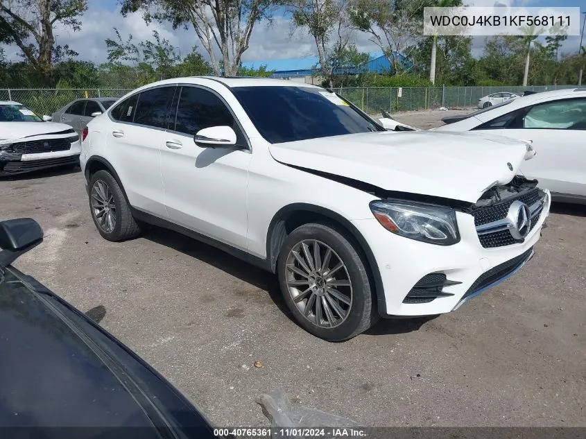 2019 Mercedes-Benz Glc 300 Coupe 4Matic VIN: WDC0J4KB1KF568111 Lot: 40765361