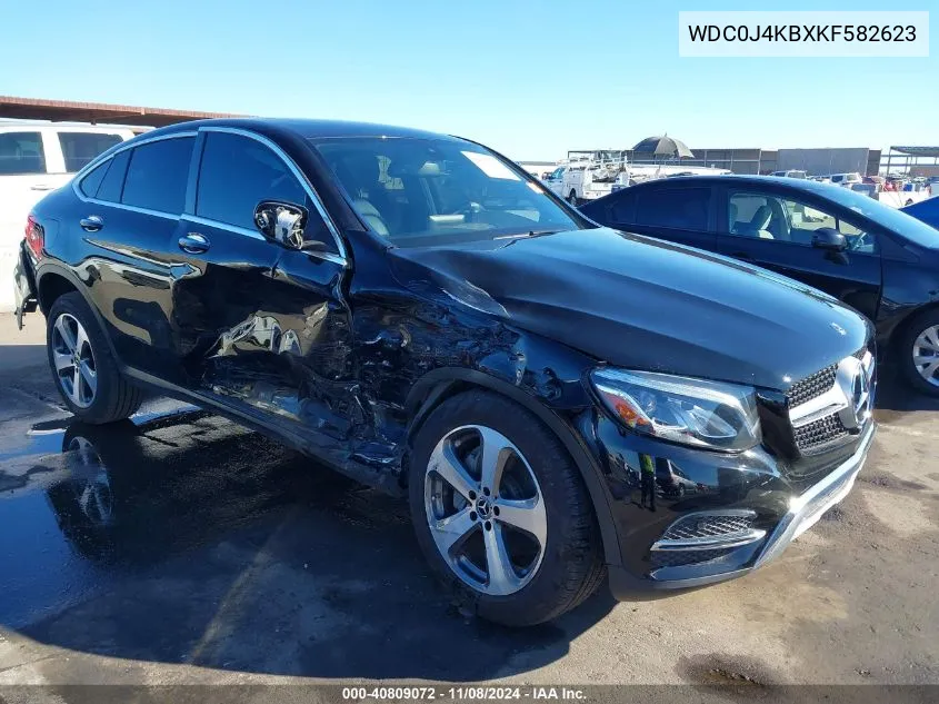 2019 Mercedes-Benz Glc 300 Coupe 4Matic VIN: WDC0J4KBXKF582623 Lot: 40809072