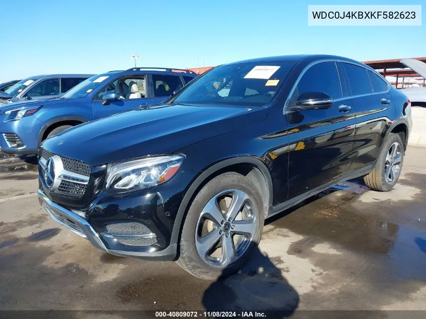 2019 Mercedes-Benz Glc 300 Coupe 4Matic VIN: WDC0J4KBXKF582623 Lot: 40809072