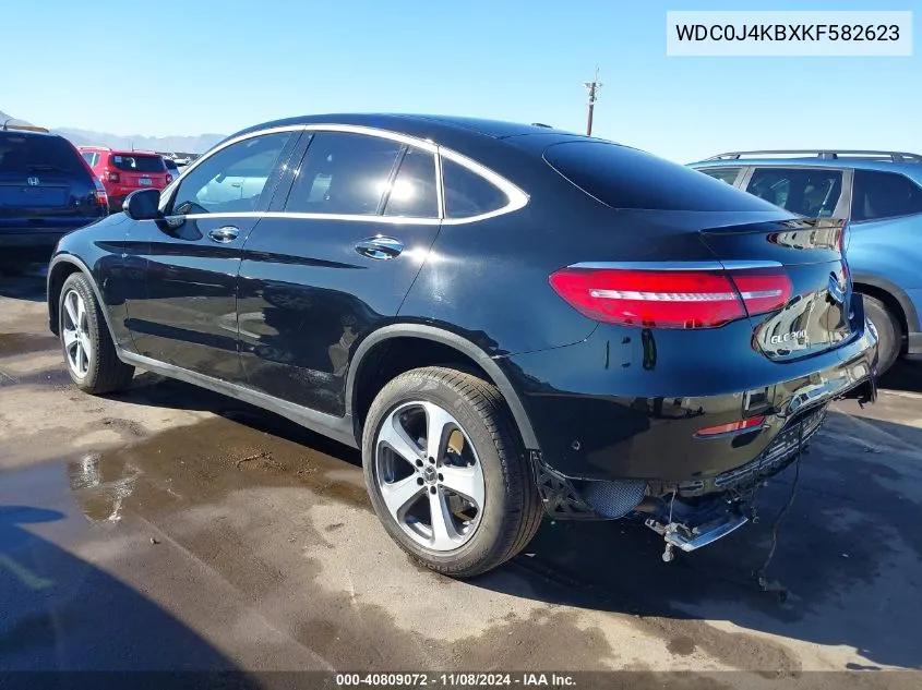 2019 Mercedes-Benz Glc 300 Coupe 4Matic VIN: WDC0J4KBXKF582623 Lot: 40809072