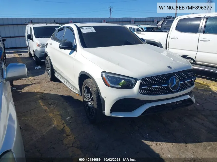 2021 Mercedes-Benz Glc 300 4Matic Coupe VIN: W1N0J8EB7MF896377 Lot: 40484689