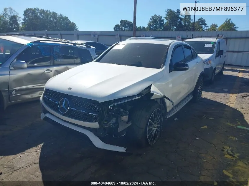 2021 Mercedes-Benz Glc 300 4Matic Coupe VIN: W1N0J8EB7MF896377 Lot: 40484689