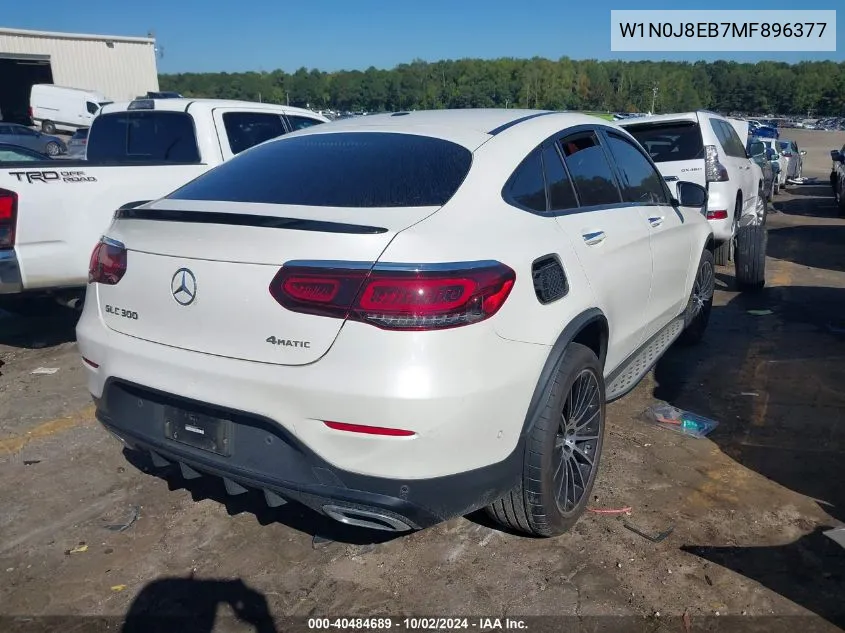 2021 Mercedes-Benz Glc 300 4Matic Coupe VIN: W1N0J8EB7MF896377 Lot: 40484689