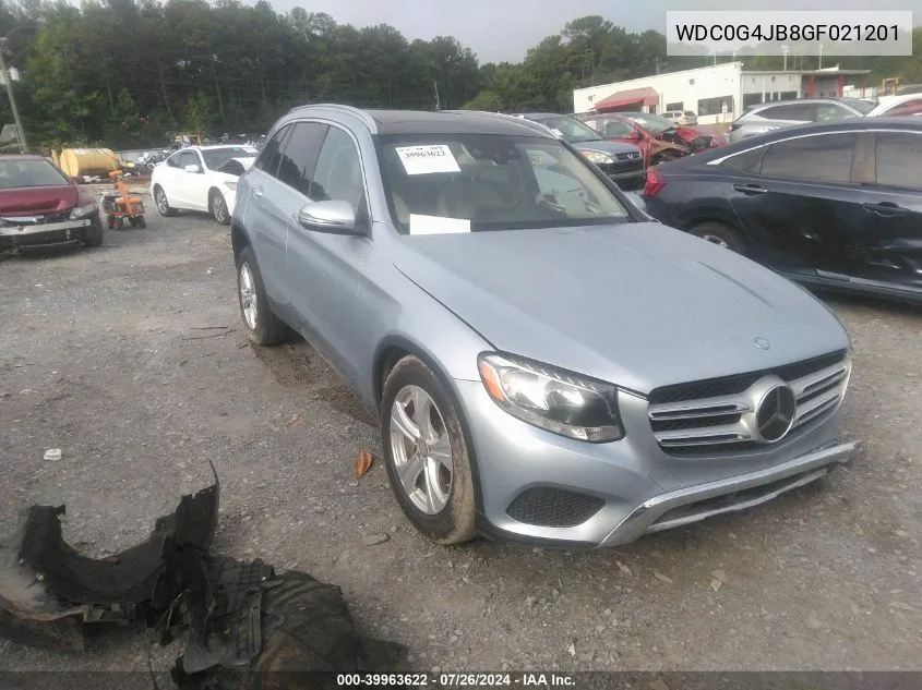 2016 Mercedes-Benz Glc 300 VIN: WDC0G4JB8GF021201 Lot: 39963622