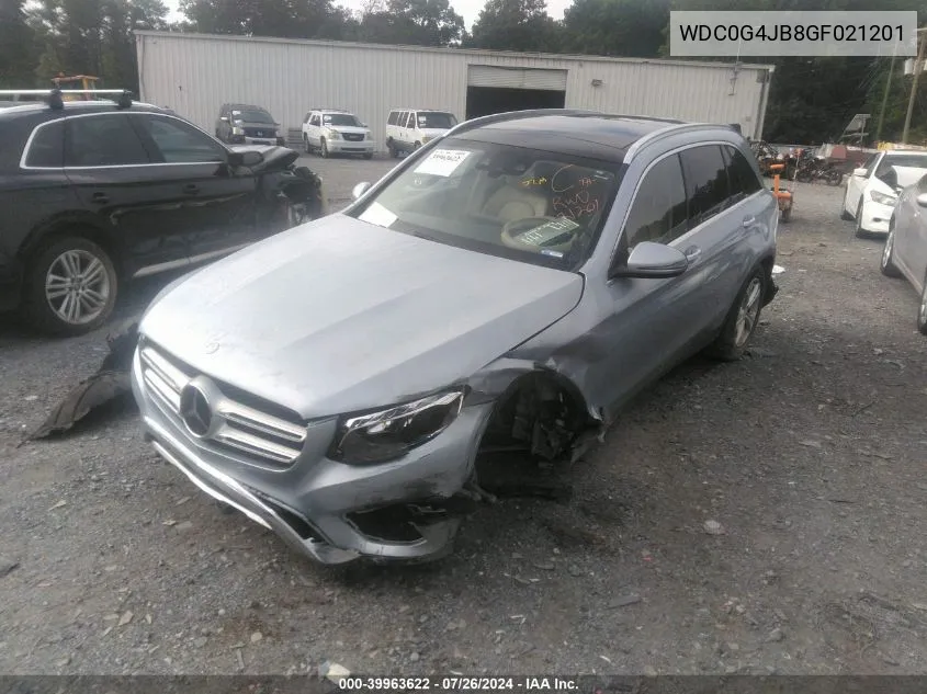 2016 Mercedes-Benz Glc 300 VIN: WDC0G4JB8GF021201 Lot: 39963622