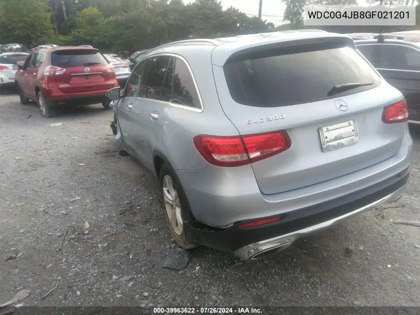 2016 Mercedes-Benz Glc 300 VIN: WDC0G4JB8GF021201 Lot: 39963622