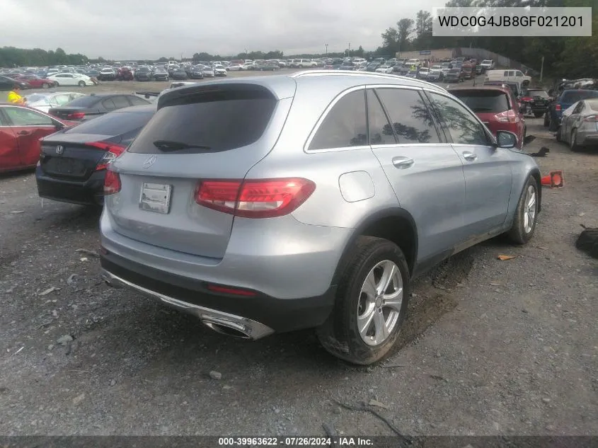 2016 Mercedes-Benz Glc 300 VIN: WDC0G4JB8GF021201 Lot: 39963622