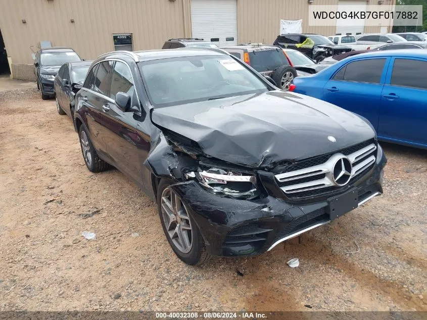 2016 Mercedes-Benz Glc 300 4Matic VIN: WDC0G4KB7GF017882 Lot: 40032308