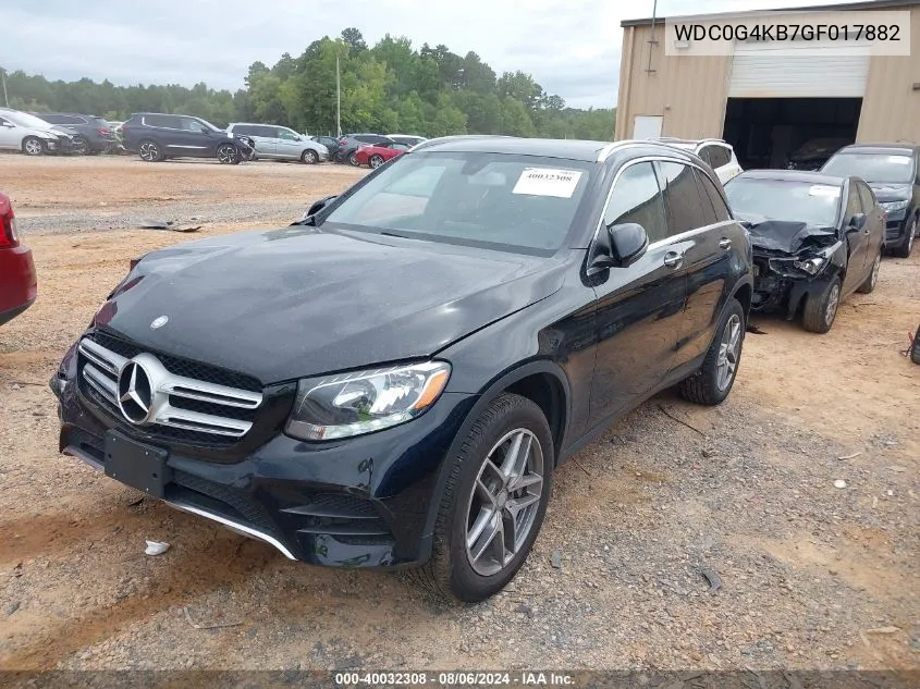 2016 Mercedes-Benz Glc 300 4Matic VIN: WDC0G4KB7GF017882 Lot: 40032308