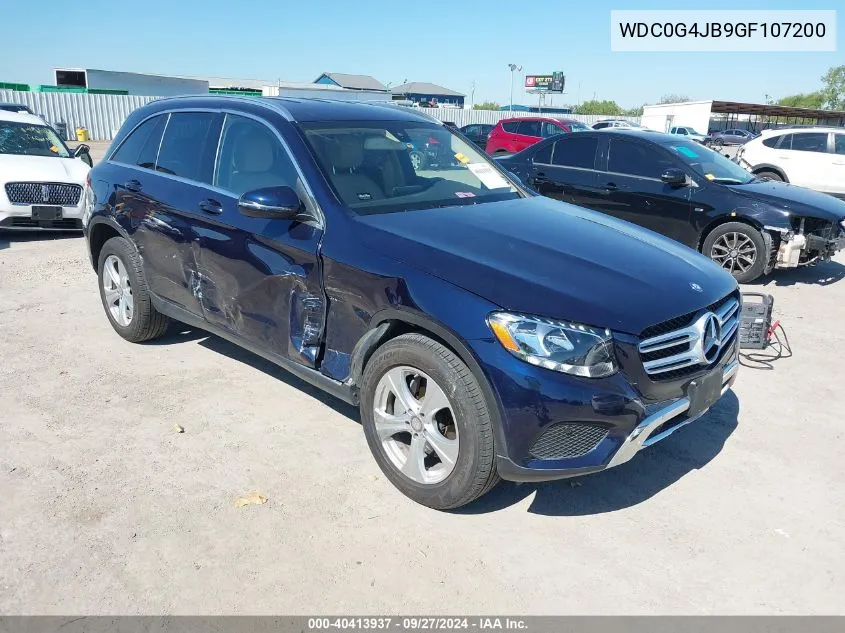 2016 Mercedes-Benz Glc 300 VIN: WDC0G4JB9GF107200 Lot: 40413937