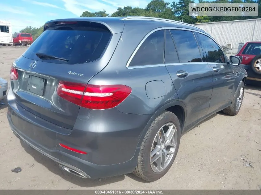 2016 Mercedes-Benz Glc 300 4Matic VIN: WDC0G4KB0GF068284 Lot: 40451316