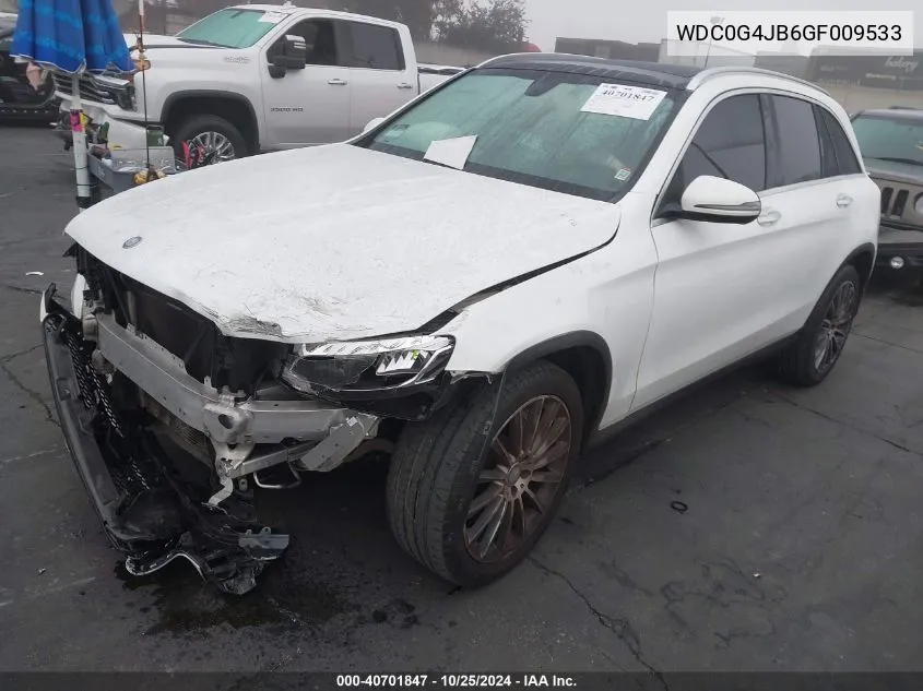 2016 Mercedes-Benz Glc 300 VIN: WDC0G4JB6GF009533 Lot: 40701847