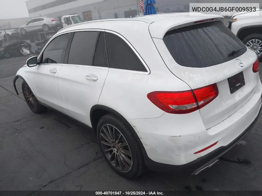 2016 Mercedes-Benz Glc 300 VIN: WDC0G4JB6GF009533 Lot: 40701847