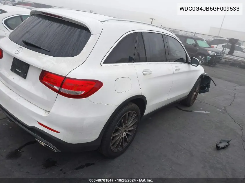 2016 Mercedes-Benz Glc 300 VIN: WDC0G4JB6GF009533 Lot: 40701847