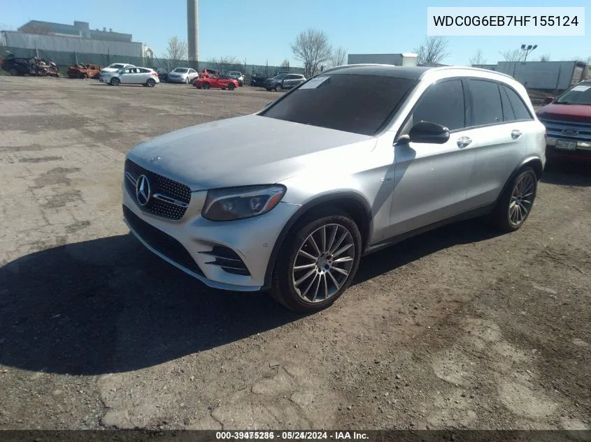 2017 Mercedes-Benz Amg Glc 43 4Matic VIN: WDC0G6EB7HF155124 Lot: 39475286