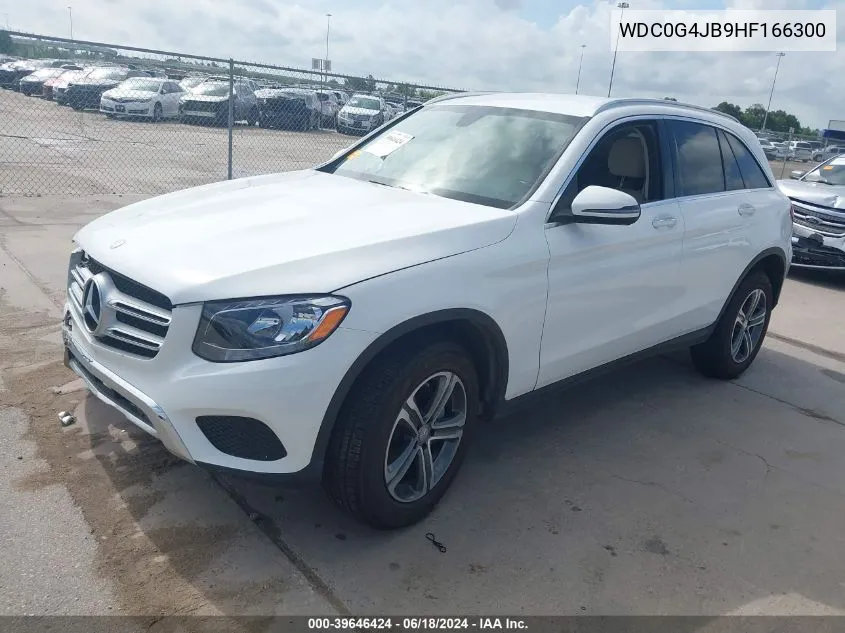 2017 Mercedes-Benz Glc 300 VIN: WDC0G4JB9HF166300 Lot: 39646424