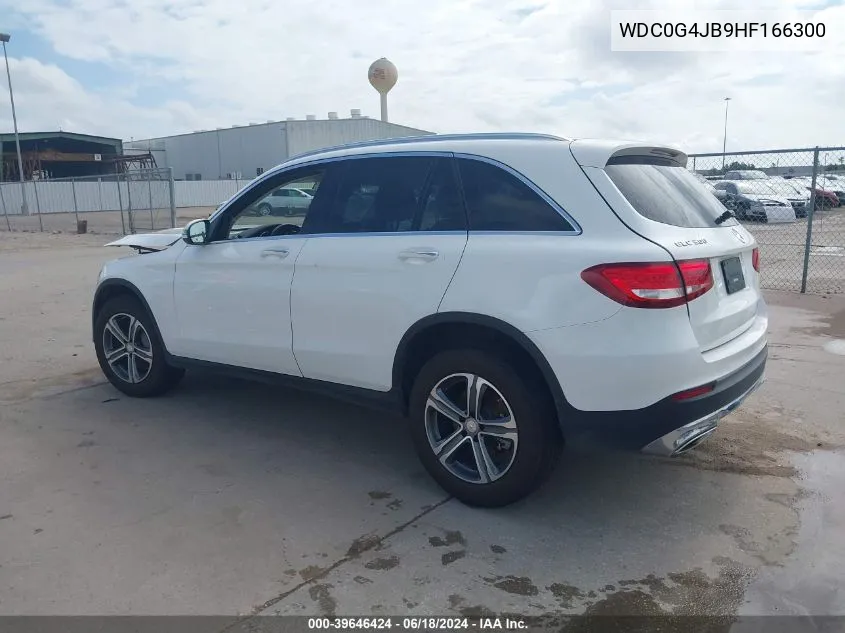 2017 Mercedes-Benz Glc 300 VIN: WDC0G4JB9HF166300 Lot: 39646424