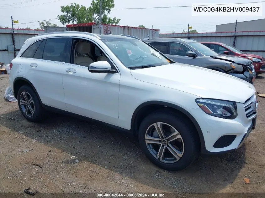 2017 Mercedes-Benz Glc 300 4Matic VIN: WDC0G4KB2HV009437 Lot: 40042544