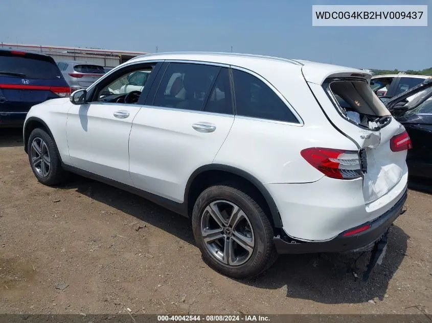 2017 Mercedes-Benz Glc 300 4Matic VIN: WDC0G4KB2HV009437 Lot: 40042544