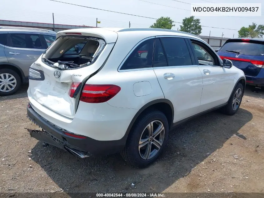 2017 Mercedes-Benz Glc 300 4Matic VIN: WDC0G4KB2HV009437 Lot: 40042544