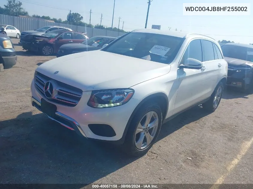 2017 Mercedes-Benz Glc 300 VIN: WDC0G4JB8HF255002 Lot: 40057158