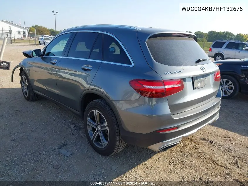 2017 Mercedes-Benz Glc 300 4Matic VIN: WDC0G4KB7HF132676 Lot: 40379111