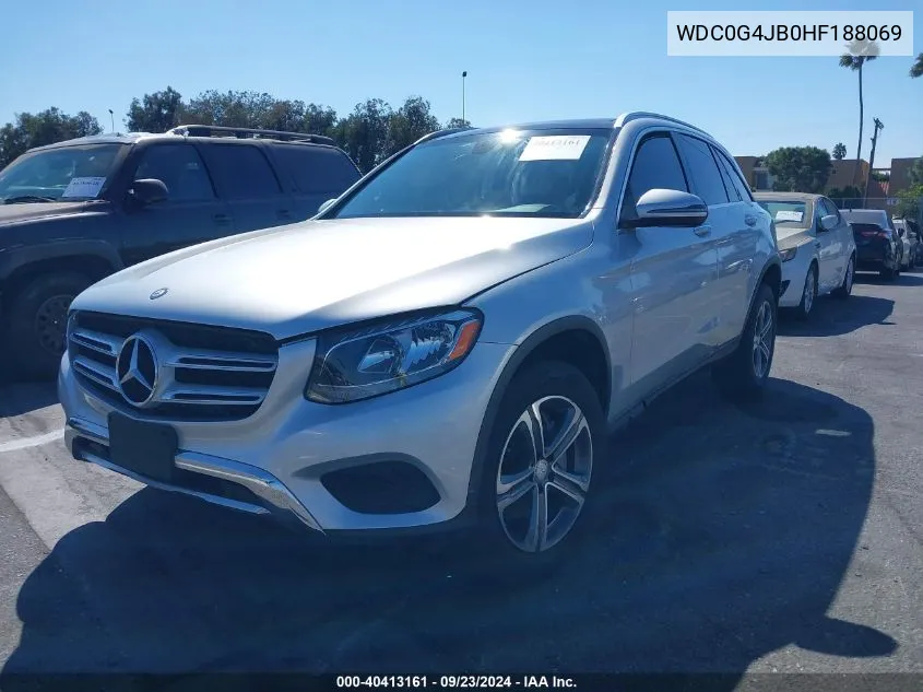 2017 Mercedes-Benz Glc 300 VIN: WDC0G4JB0HF188069 Lot: 40413161