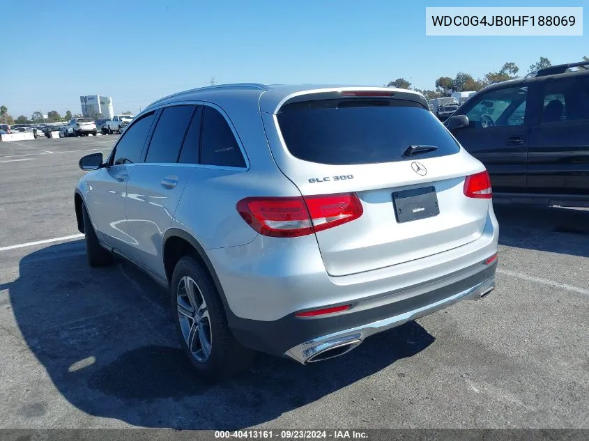 2017 Mercedes-Benz Glc 300 VIN: WDC0G4JB0HF188069 Lot: 40413161