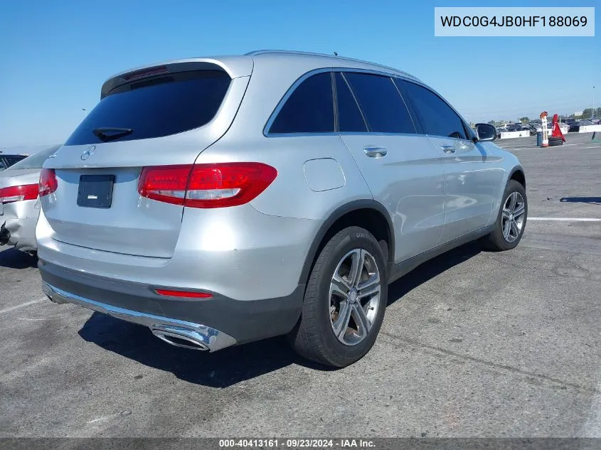 2017 Mercedes-Benz Glc 300 VIN: WDC0G4JB0HF188069 Lot: 40413161